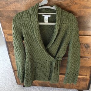 Cable cardigan
